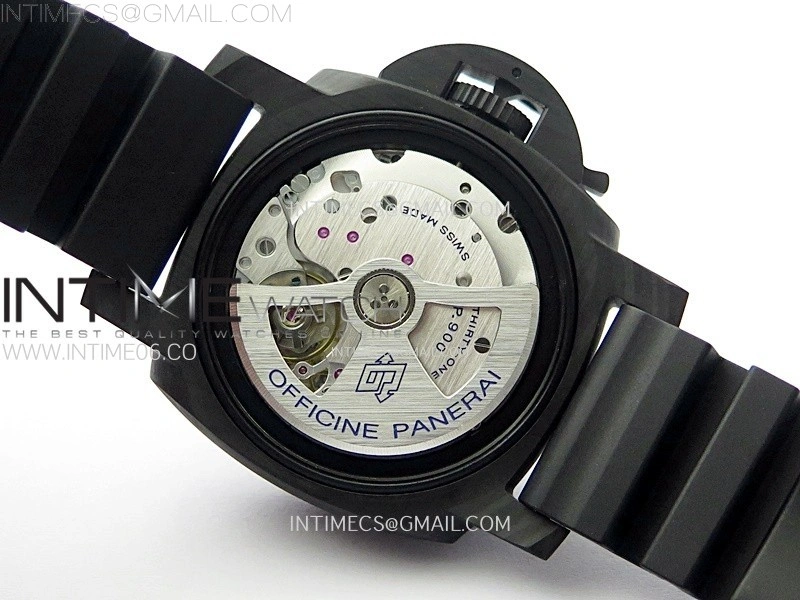 PAM2231 Carbotech 42mm VSF Best Edition Black Dial on Black Rubber Strap P.900 Super Clone